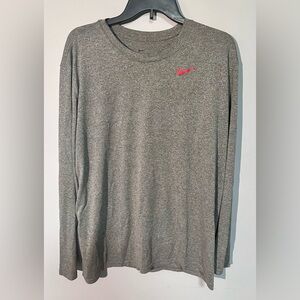 Nike Heather Gray Dri-FIT Tee